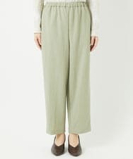 NHLGB12180 GIANNI LO GIUDICE(小さいサイズ)(メゾン ドゥ サンク) [日本製]ナチュラルスムースパンツ スモーキーグリーン