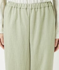 NHLGB12180 GIANNI LO GIUDICE(小さいサイズ)(メゾン ドゥ サンク) [日本製]ナチュラルスムースパンツ スモーキーグリーン