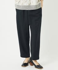 NHLGB12180 GIANNI LO GIUDICE(小さいサイズ)(メゾン ドゥ サンク) [日本製]ナチュラルスムースパンツ ダークグレー