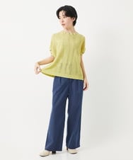 NHLGC83210 GIANNI LO GIUDICE(小さいサイズ)(メゾン ドゥ サンク) ビヨンドデニムワイドパンツ ネイビー