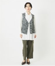 NHLGC86190 GIANNI LO GIUDICE(小さいサイズ)(メゾン ドゥ サンク) リネンライクパンツ カーキ