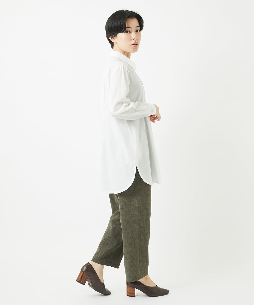 NHLGC86190 GIANNI LO GIUDICE(小さいサイズ)(メゾン ドゥ サンク) リネンライクパンツ カーキ