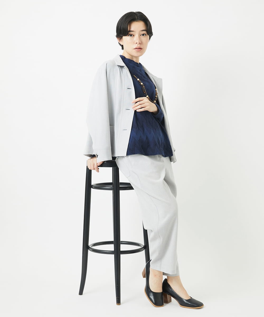 NHLGC86190 GIANNI LO GIUDICE(小さいサイズ)(メゾン ドゥ サンク) リネンライクパンツ カーキ
