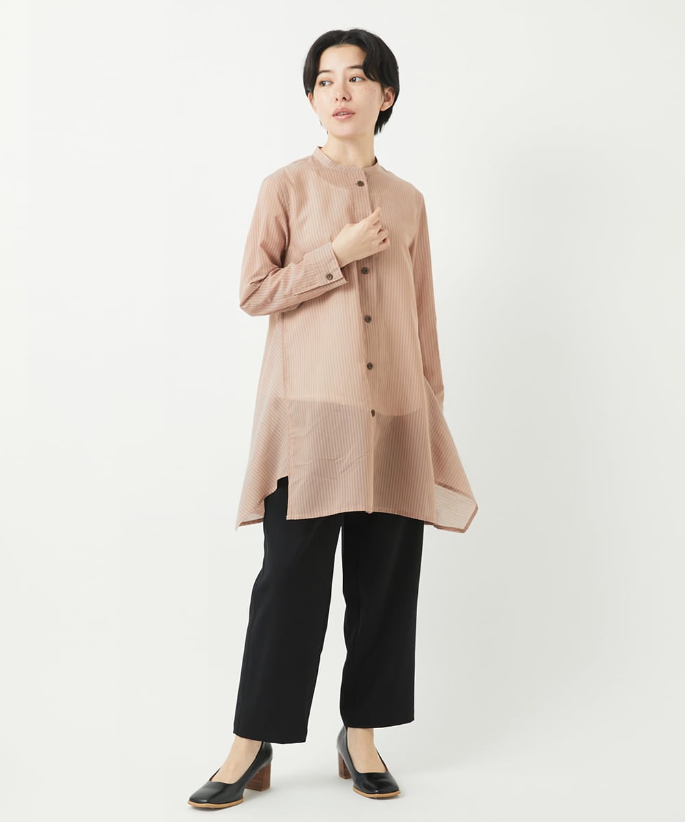 NHLGC86190 GIANNI LO GIUDICE(小さいサイズ)(メゾン ドゥ サンク) リネンライクパンツ カーキ