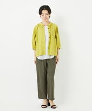 NHLGC86190 GIANNI LO GIUDICE(小さいサイズ)(メゾン ドゥ サンク) リネンライクパンツ カーキ