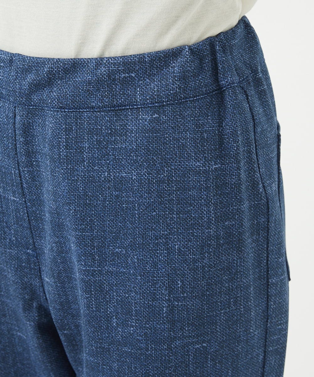 NHLGC87170 GIANNI LO GIUDICE(小さいサイズ)(メゾン ドゥ サンク) [3サイズ展開・接触冷感・夏向け素材]ブリーズクールハイテンションストレッチパンツ ネイビー