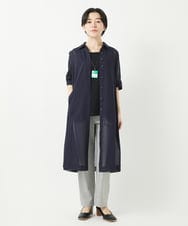 NHLGC87170 GIANNI LO GIUDICE(小さいサイズ)(メゾン ドゥ サンク) [3サイズ展開・接触冷感・夏向け素材]ブリーズクールハイテンションストレッチパンツ ネイビー