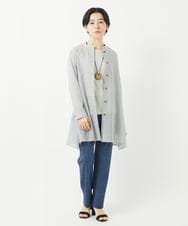 NHLGC87170 GIANNI LO GIUDICE(小さいサイズ)(メゾン ドゥ サンク) [3サイズ展開・接触冷感・夏向け素材]ブリーズクールハイテンションストレッチパンツ ネイビー