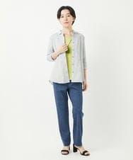 NHLGC87170 GIANNI LO GIUDICE(小さいサイズ)(メゾン ドゥ サンク) [3サイズ展開・接触冷感・夏向け素材]ブリーズクールハイテンションストレッチパンツ ネイビー
