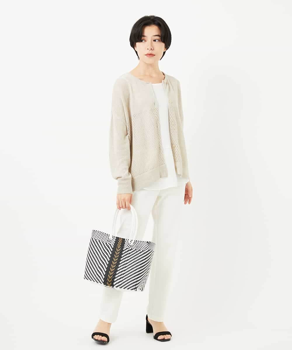 NHLGC89170 GIANNI LO GIUDICE(小さいサイズ)(メゾン ドゥ サンク) [3サイズ展開・撥水性能]無地ハイテンションストレッチパンツ ライトベージュ