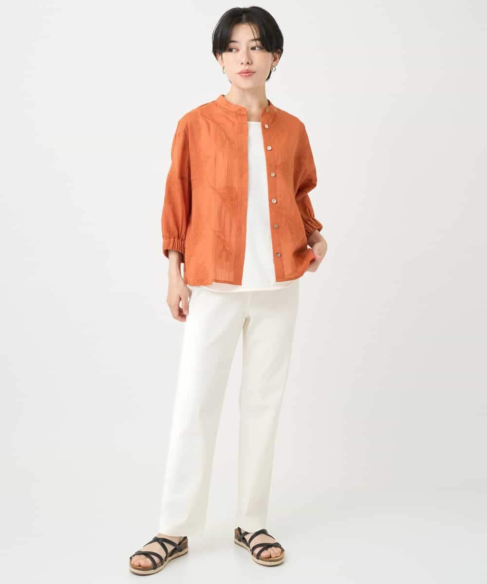 NHLGC89170 GIANNI LO GIUDICE(小さいサイズ)(メゾン ドゥ サンク) [3サイズ展開・撥水性能]無地ハイテンションストレッチパンツ ライトベージュ
