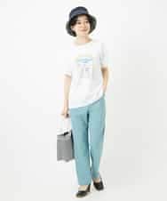 NHLGC93230 GIANNI LO GIUDICE(小さいサイズ)(メゾン ドゥ サンク) [日本製]シェルタリングドライトリコットパンツ ライトブルー