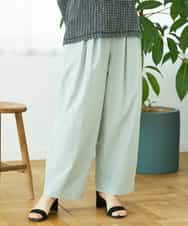 NHLGD33230 GIANNI LO GIUDICE(小さいサイズ)(メゾン ドゥ サンク) ポリエステルコットングログランパンツ ミントグリーン