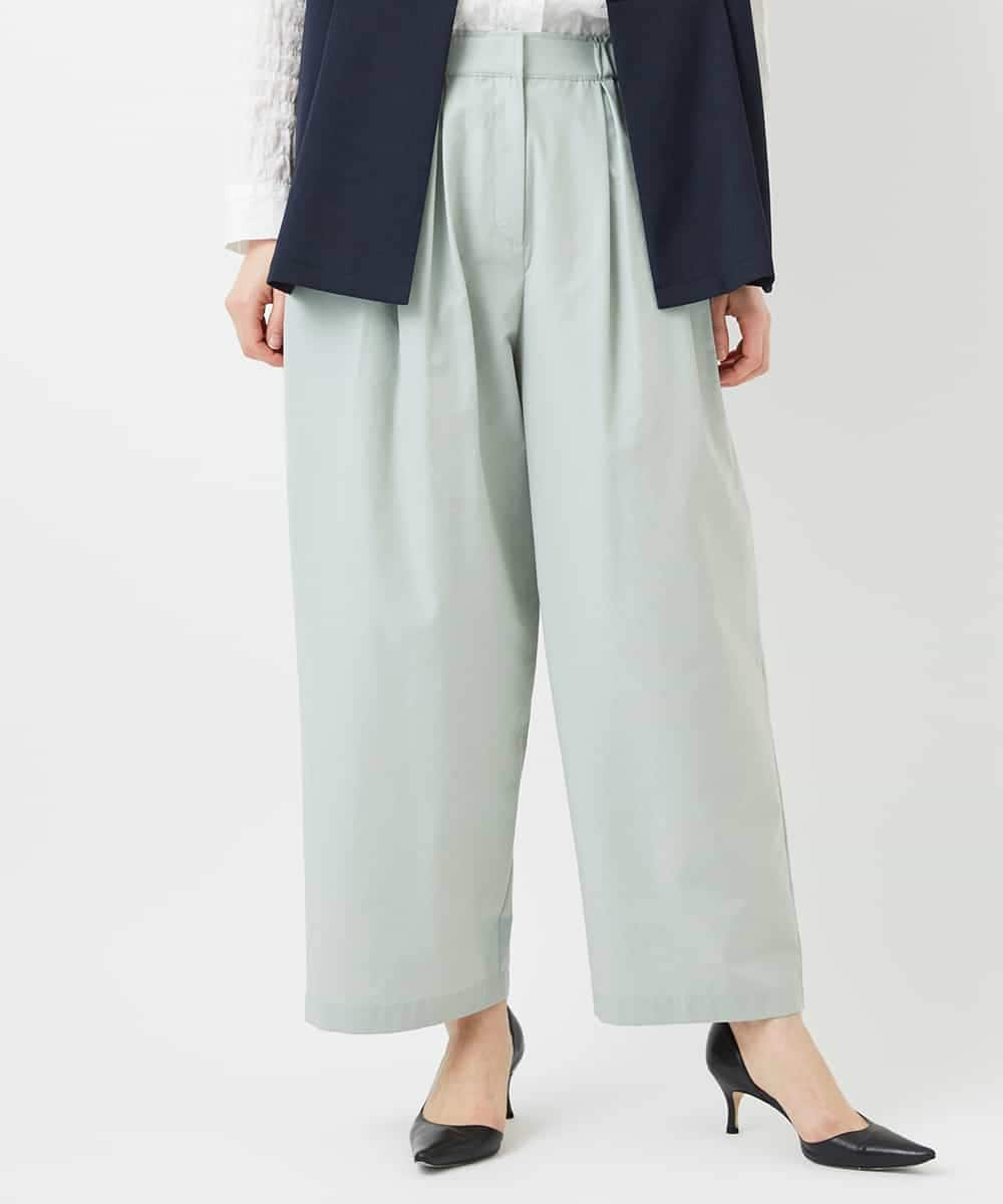 NHLGD33230 GIANNI LO GIUDICE(小さいサイズ)(メゾン ドゥ サンク) ポリエステルコットングログランパンツ ミントグリーン