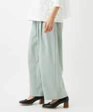 NHLGD33230 GIANNI LO GIUDICE(小さいサイズ)(メゾン ドゥ サンク) ポリエステルコットングログランパンツ ミントグリーン