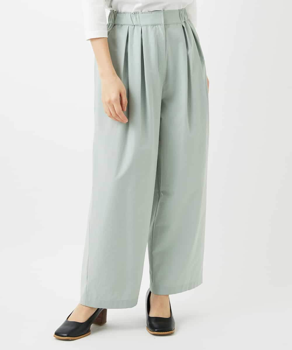 NHLGD33230 GIANNI LO GIUDICE(小さいサイズ)(メゾン ドゥ サンク) ポリエステルコットングログランパンツ ミントグリーン