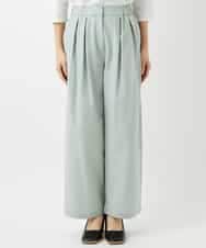 NHLGD33230 GIANNI LO GIUDICE(小さいサイズ)(メゾン ドゥ サンク) ポリエステルコットングログランパンツ ミントグリーン