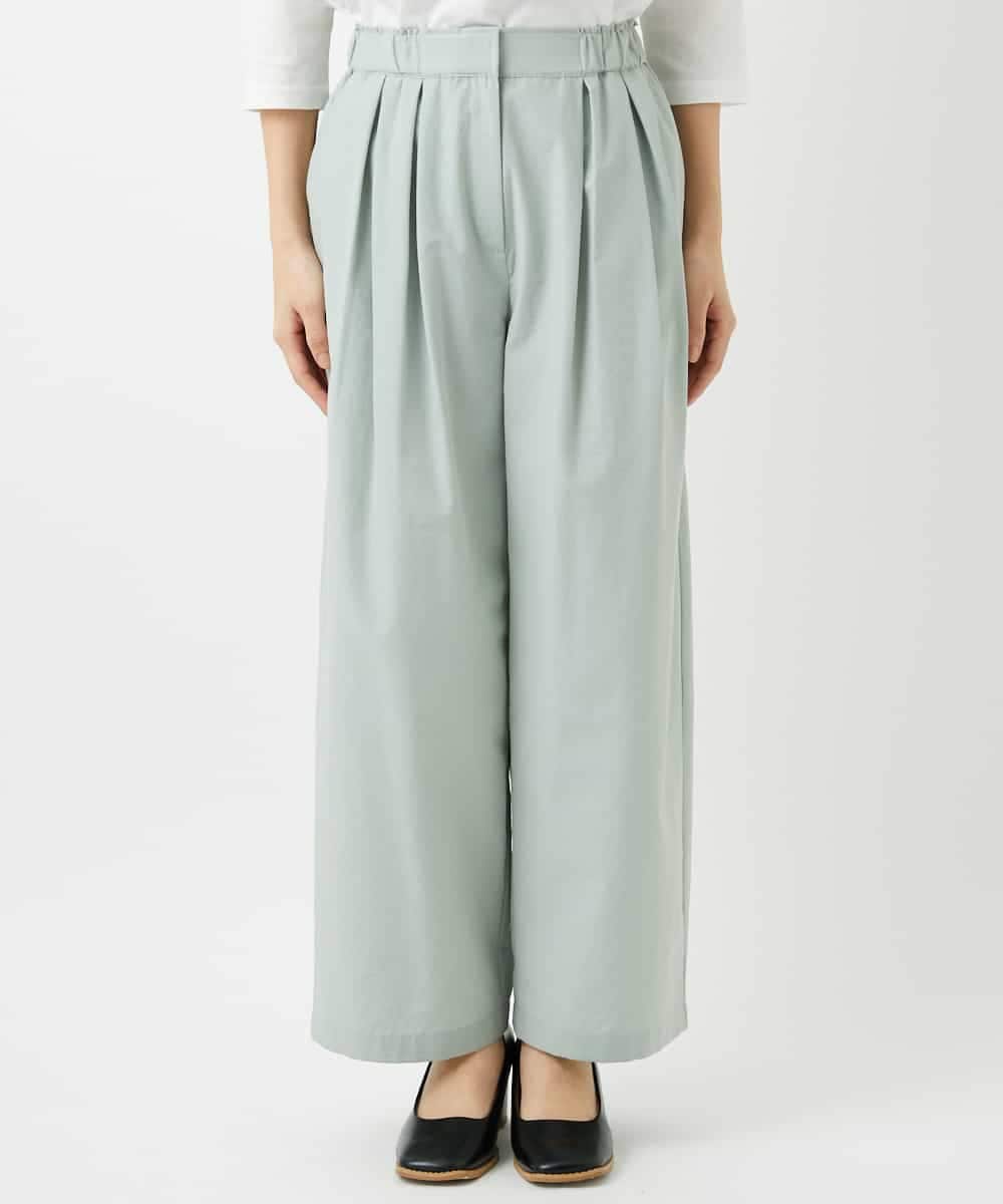 NHLGD33230 GIANNI LO GIUDICE(小さいサイズ)(メゾン ドゥ サンク) ポリエステルコットングログランパンツ ミントグリーン