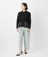 NHLGD33230 GIANNI LO GIUDICE(小さいサイズ)(メゾン ドゥ サンク) ポリエステルコットングログランパンツ ミントグリーン