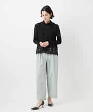 NHLGD33230 GIANNI LO GIUDICE(小さいサイズ)(メゾン ドゥ サンク) ポリエステルコットングログランパンツ ミントグリーン