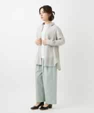 NHLGD33230 GIANNI LO GIUDICE(小さいサイズ)(メゾン ドゥ サンク) ポリエステルコットングログランパンツ ミントグリーン