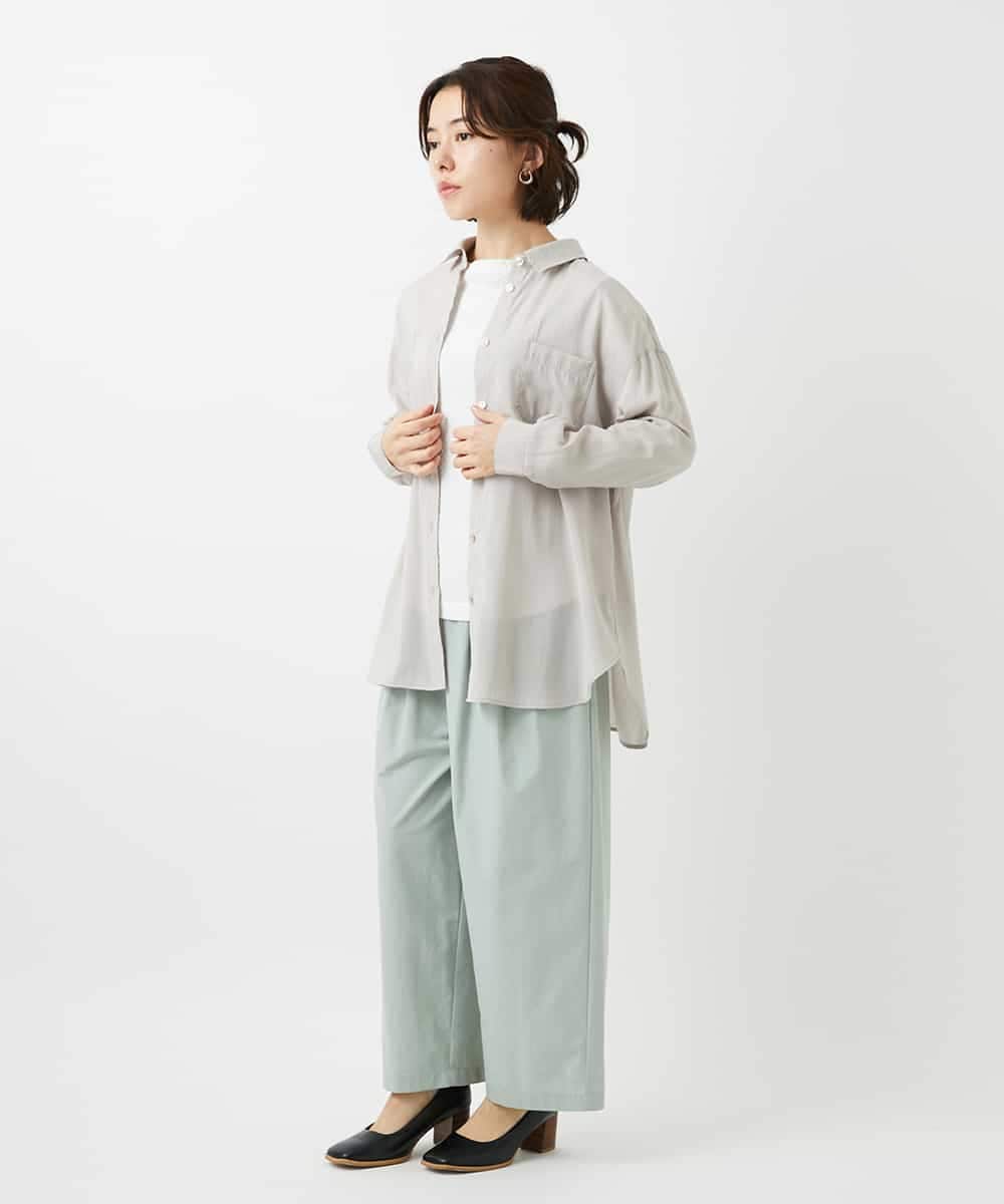 NHLGD33230 GIANNI LO GIUDICE(小さいサイズ)(メゾン ドゥ サンク) ポリエステルコットングログランパンツ ミントグリーン