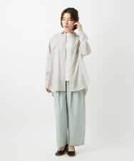 NHLGD33230 GIANNI LO GIUDICE(小さいサイズ)(メゾン ドゥ サンク) ポリエステルコットングログランパンツ ミントグリーン