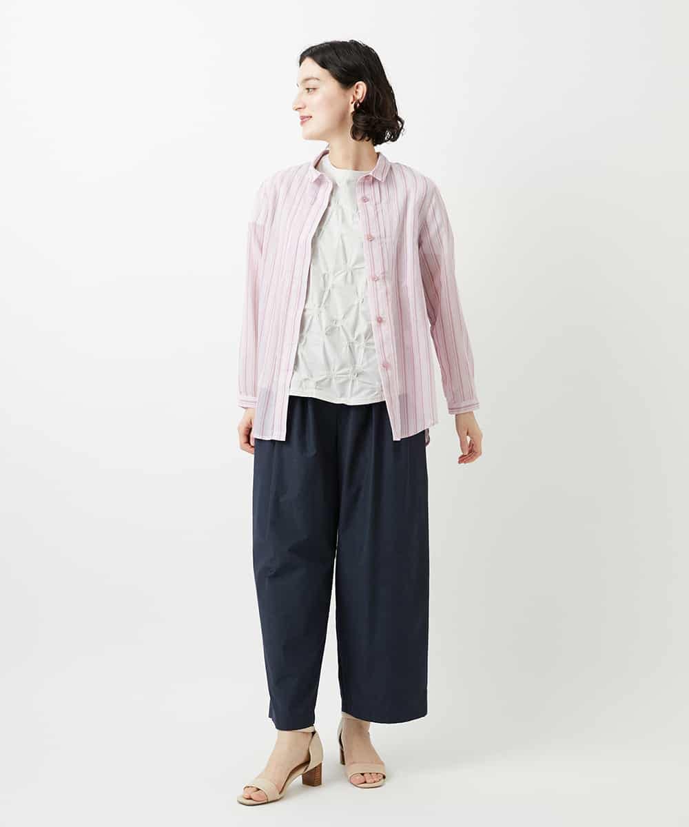 NHLGD33230 GIANNI LO GIUDICE(小さいサイズ)(メゾン ドゥ サンク) ポリエステルコットングログランパンツ ミントグリーン