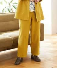 NHLGD86250 GIANNI LO GIUDICE(小さいサイズ)(メゾン ドゥ サンク) コットンナチュラルワッシャーベイカーパンツ イエロー