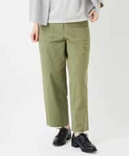 NHLGD86250 GIANNI LO GIUDICE(小さいサイズ)(メゾン ドゥ サンク) コットンナチュラルワッシャーベイカーパンツ グリーン