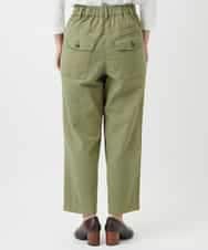 NHLGD86250 GIANNI LO GIUDICE(小さいサイズ)(メゾン ドゥ サンク) コットンナチュラルワッシャーベイカーパンツ グリーン