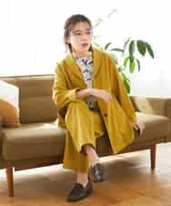 NHLGD86250 GIANNI LO GIUDICE(小さいサイズ)(メゾン ドゥ サンク) コットンナチュラルワッシャーベイカーパンツ グリーン