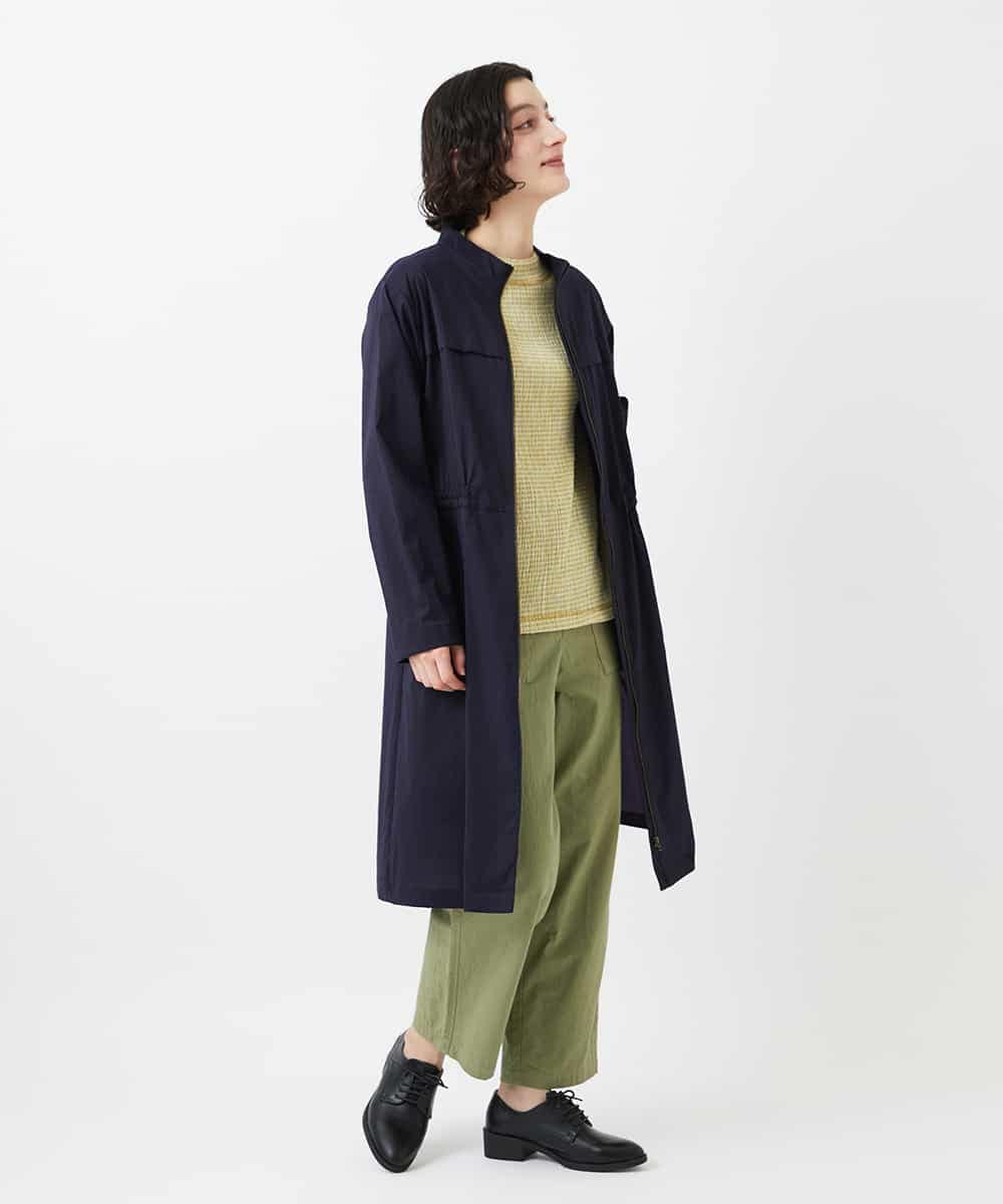 NHLGD86250 GIANNI LO GIUDICE(小さいサイズ)(メゾン ドゥ サンク) コットンナチュラルワッシャーベイカーパンツ グリーン