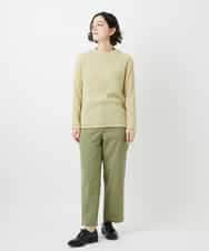 NHLGD86250 GIANNI LO GIUDICE(小さいサイズ)(メゾン ドゥ サンク) コットンナチュラルワッシャーベイカーパンツ グリーン