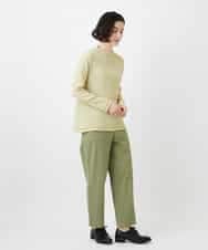 NHLGD86250 GIANNI LO GIUDICE(小さいサイズ)(メゾン ドゥ サンク) コットンナチュラルワッシャーベイカーパンツ グリーン