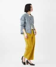 NHLGD86250 GIANNI LO GIUDICE(小さいサイズ)(メゾン ドゥ サンク) コットンナチュラルワッシャーベイカーパンツ グリーン