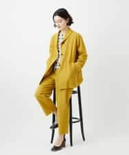 NHLGD86250 GIANNI LO GIUDICE(小さいサイズ)(メゾン ドゥ サンク) コットンナチュラルワッシャーベイカーパンツ グリーン