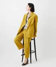 NHLGD86250 GIANNI LO GIUDICE(小さいサイズ)(メゾン ドゥ サンク) コットンナチュラルワッシャーベイカーパンツ グリーン