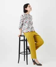 NHLGD86250 GIANNI LO GIUDICE(小さいサイズ)(メゾン ドゥ サンク) コットンナチュラルワッシャーベイカーパンツ グリーン