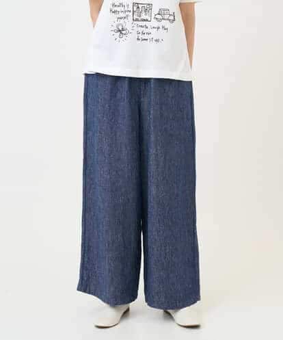 NHLGE40330 GIANNI LO GIUDICE(小さいサイズ) デニム調リネンパンツ