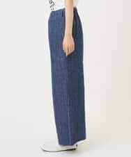 NHLGE40330 GIANNI LO GIUDICE(小さいサイズ)(メゾン ドゥ サンク) デニム調リネンパンツ ネイビー