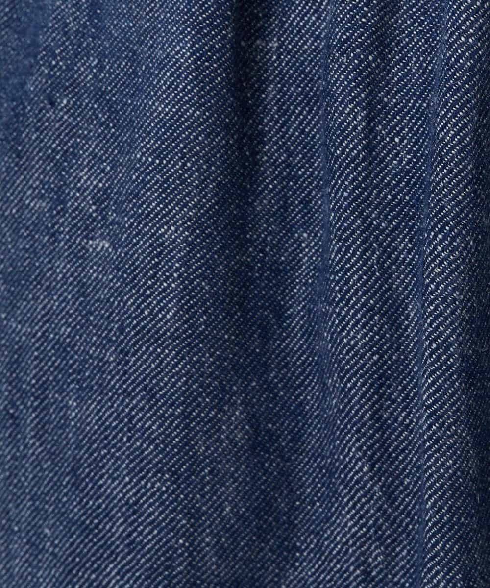 NHLGE40330 GIANNI LO GIUDICE(小さいサイズ)(メゾン ドゥ サンク) デニム調リネンパンツ ネイビー