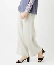 NHLGE40330 GIANNI LO GIUDICE(小さいサイズ)(メゾン ドゥ サンク) [セットアップ対応]デニム調リネンパンツ ベージュ