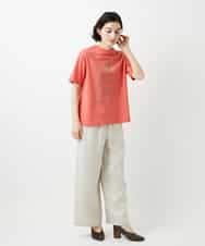 NHLGE40330 GIANNI LO GIUDICE(小さいサイズ)(メゾン ドゥ サンク) [セットアップ対応]デニム調リネンパンツ ベージュ