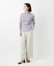 NHLGE40330 GIANNI LO GIUDICE(小さいサイズ)(メゾン ドゥ サンク) [セットアップ対応]デニム調リネンパンツ ベージュ