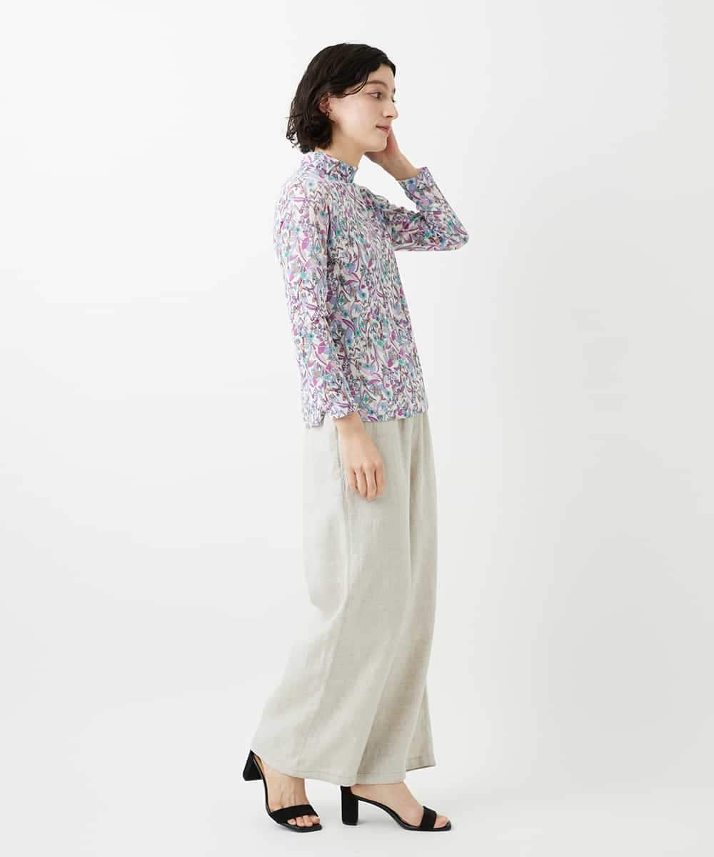 NHLGE40330 GIANNI LO GIUDICE(小さいサイズ)(メゾン ドゥ サンク) [セットアップ対応]デニム調リネンパンツ ベージュ