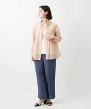 NHLGE40330 GIANNI LO GIUDICE(小さいサイズ)(メゾン ドゥ サンク) [セットアップ対応]デニム調リネンパンツ ベージュ