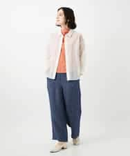 NHLGE40330 GIANNI LO GIUDICE(小さいサイズ)(メゾン ドゥ サンク) [セットアップ対応]デニム調リネンパンツ ベージュ