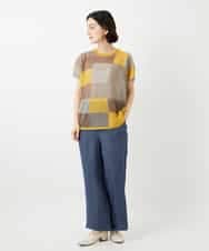 NHLGE40330 GIANNI LO GIUDICE(小さいサイズ)(メゾン ドゥ サンク) [セットアップ対応]デニム調リネンパンツ ベージュ