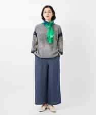 NHLGE40330 GIANNI LO GIUDICE(小さいサイズ)(メゾン ドゥ サンク) [セットアップ対応]デニム調リネンパンツ ベージュ